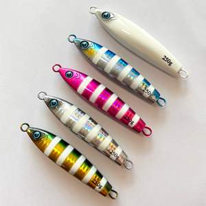 新登場！120g、180g、250g、350g、400gの大型TGタングステンメタルクランプベイト、発光人工餌、海釣り用スロームービングジグベイト。