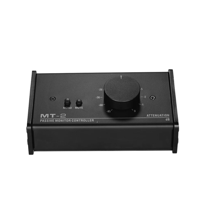 XLR 3.5mm インイヤーオーディオ入力出力を備えたパッシブモニターコントローラー 減衰制御ミュート機能ツールをサポート