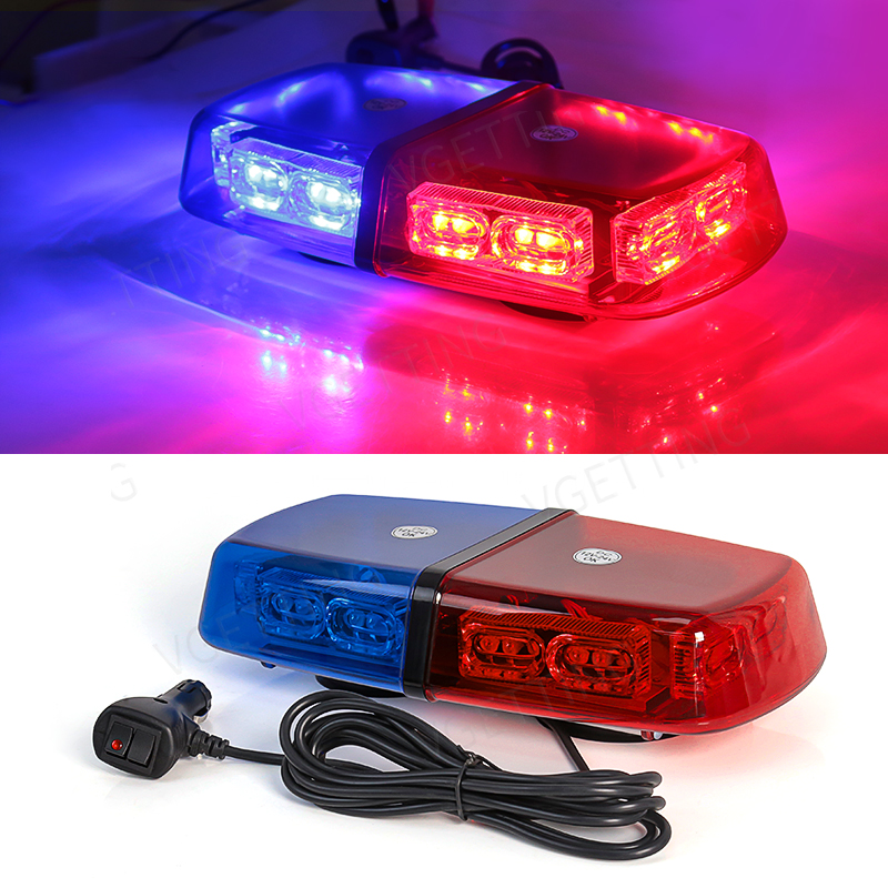 車のルーフトップストロボライト 36 LED 緊急警告安全ビーコン磁気マウントトラック救急車除雪車 4 色 12V 24V