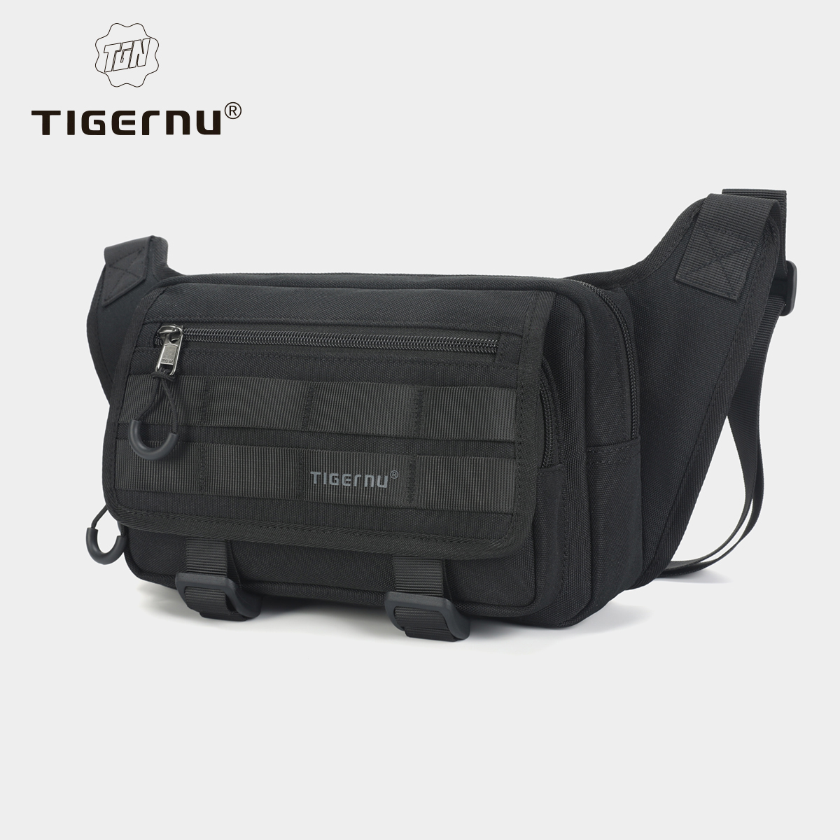 Tigernu 男性チェストバッグ屋外メッセンジャーバッグ男性狩猟キャリーパックスリングバッグ男性ハイキングショルダーバッグウエストバッグクロスボディ