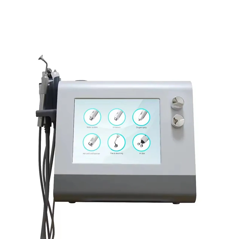 2025 ポータブル 5-in-1 スキンケア装置 CO2 バブル酸素化ヒドラジェットピール美顔機美容療法スキンケア機器