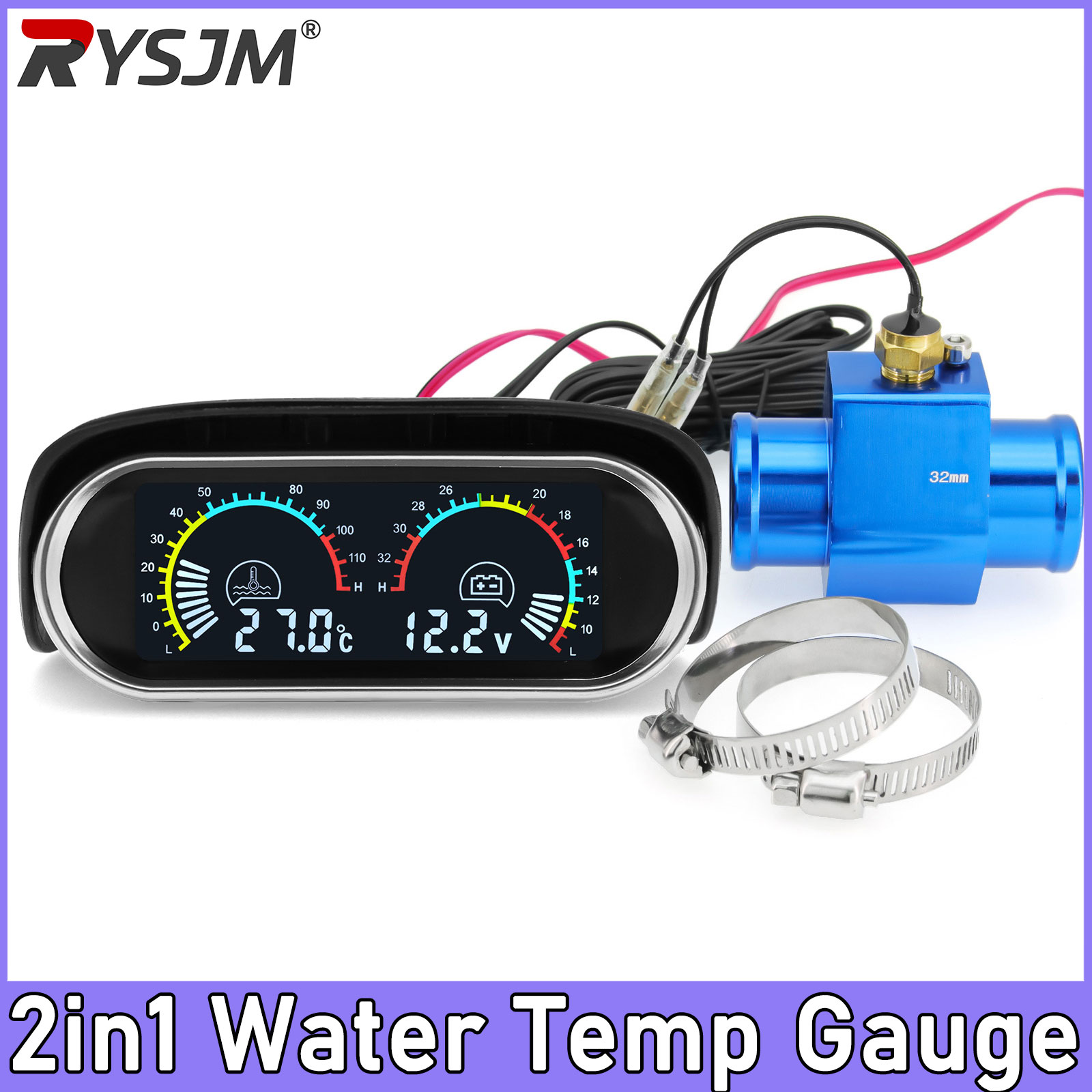 オートゲージ2in1 LCD水温