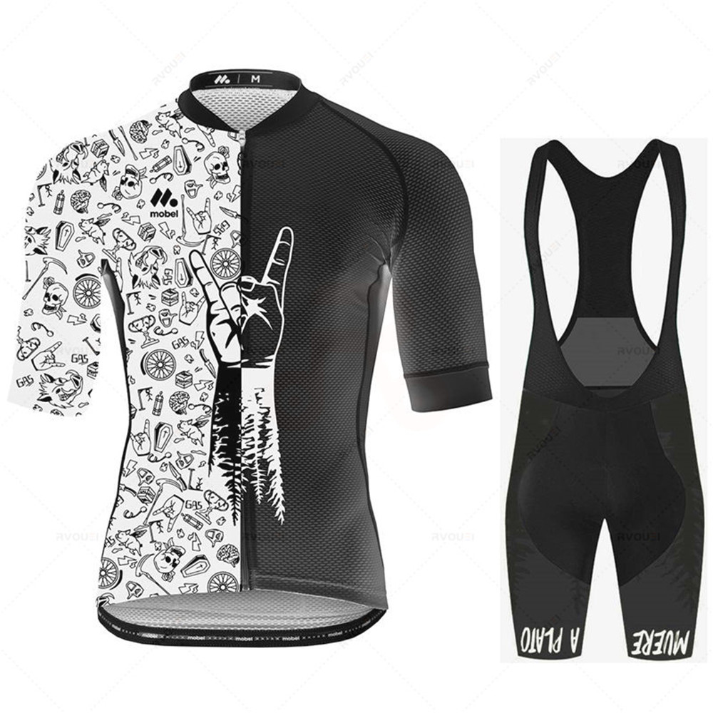 スポーツチームサイクリングジャージセット夏サイクリング服 MTB バイク服制服マイヨ Ropa Ciclismo 男サイクリング自転車スーツ