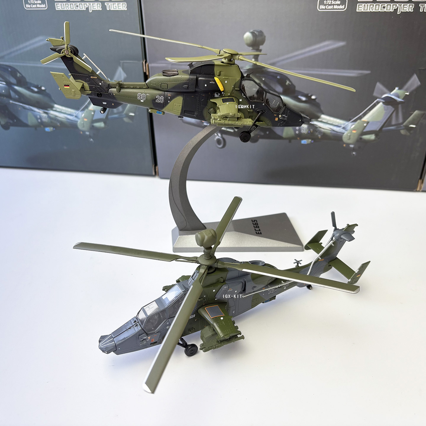 1/72 スケール ユーロコプター EC665 タイガー UHT 攻撃ヘリコプター ダイキャスト完成品軍用機モデル ギフト コレクション オーナメント