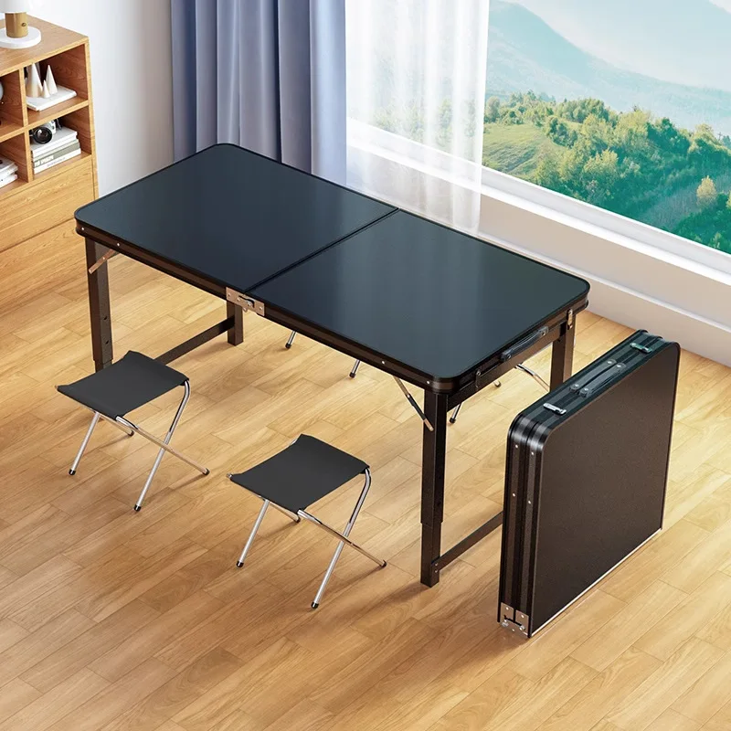折りたたみテーブルストール折りたたみ式屋外ポータブル長方形小さなテーブルキャンプピクニックナイトマーケット折りたたみテーブルと椅子