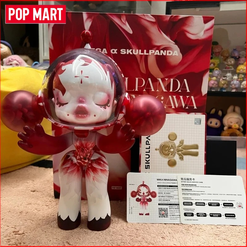 POP MART 400% ロイヤルモリースカルパンダ白雪姫スイレンバブル童心ハート誕生プリンセス装飾品コレクションギフト