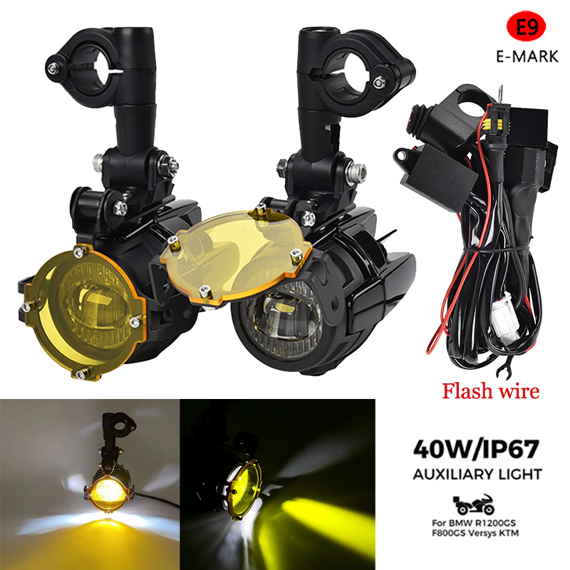 オートバイ LED フォグランプ補助ヘッドライトスポットライトスズキ V-Strom 650 XT 1050 VSTROM 650XT 1000XT 1050XT DL 1000 DL650