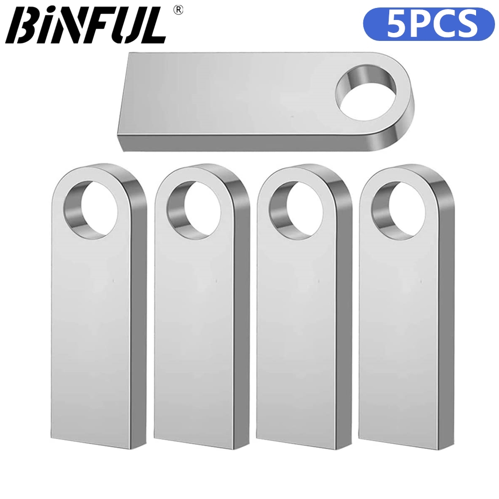 5PCS usb flash drive 64GB 32GB 16GB 8GB 4GB 2GB 1G pen drive pendrive флешка waterproof silver u disk memoria cel usb stick Logo