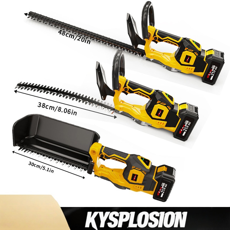 茶摘み電動工具ヘッジトリマーバッテリー剪定ばさみ園芸ツールコードレス草トリマーフィット DeWalt 20v バッテリー