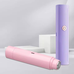 女性用デュアルヘッド脱毛器・2-in-1電動シェーバー。デリケートゾーン＋全身に使用可能、ワイヤレス充電式脇用シェーバー