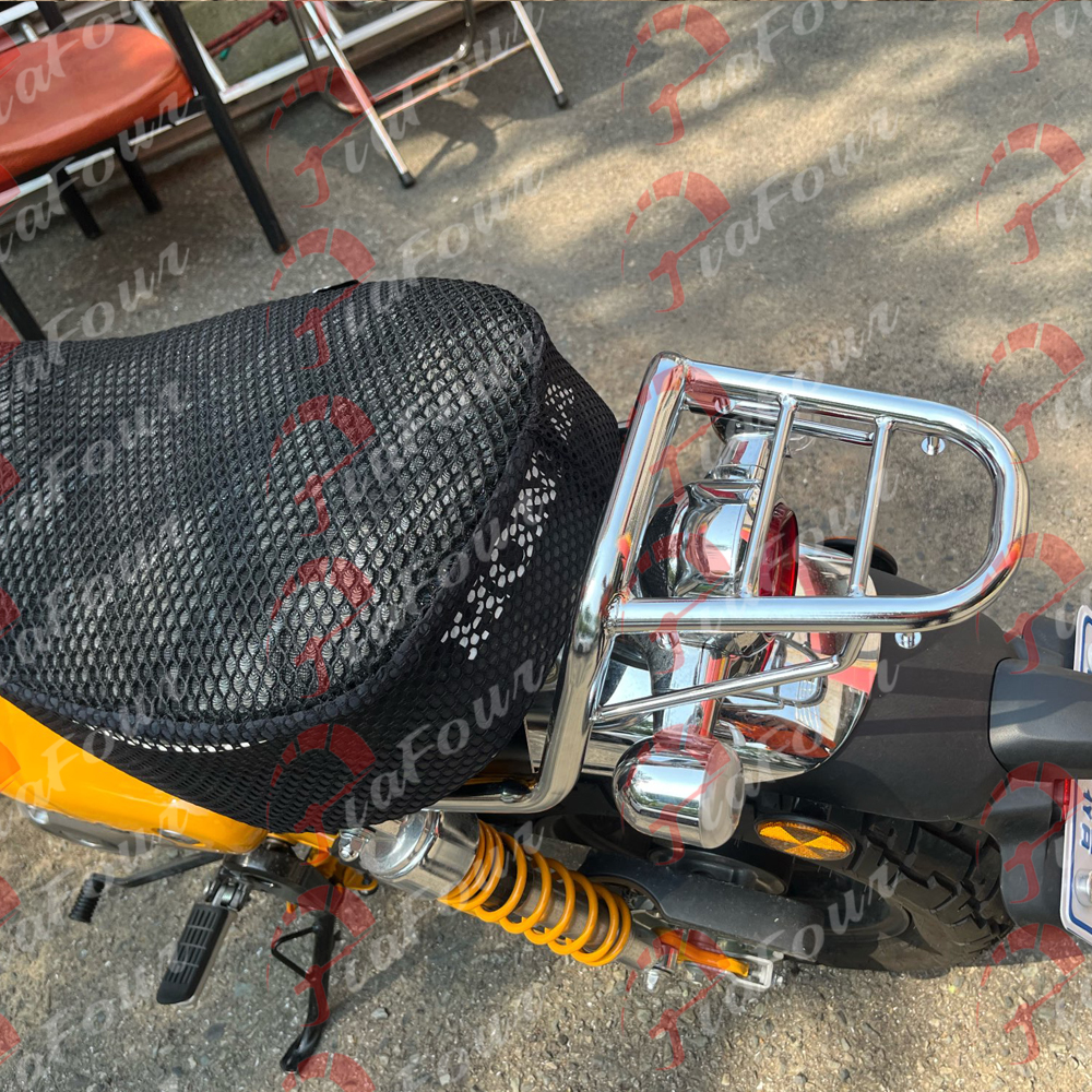 オートバイリアテールラックモンキー 125 2018-2025 後部座席荷物ラックサポート棚トップボックスケーススーツケースキャリアボード