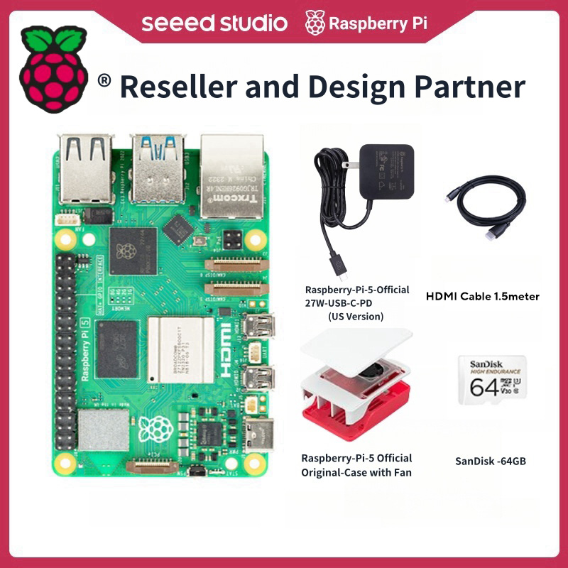 Raspberry Pi5 8GB 4GB ボードラップトップ Raspberry pi 5 MINI PC コンピュータ、2.4GHz 64 ビットクアッドコア Arm Cortex-A76、Bluetooth5.0、BLE