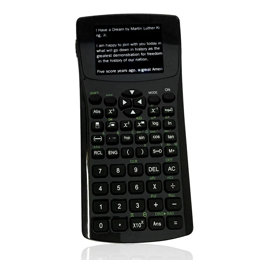 電子ブックリーダー付き多機能テキスト読み取り電卓 ビデオ読み取り機能 学生電卓 プライバシーフィルム Igarcalculator