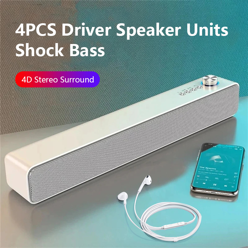 オリジナル Bluetooth サブウーファーサウンドバー TV オーディオエコー壁コンピュータスピーカーホームシアター音楽ワイヤレス Bluetooth スピーカーギフト