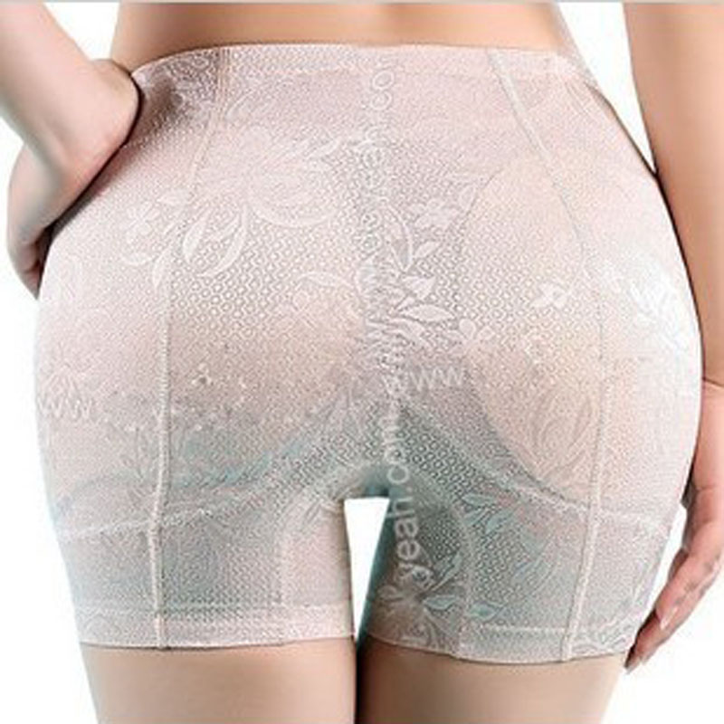 ハイウエスト女性パッド入りプッシュアップコントロールパンティーシームレス尻ヒップエンハンサーボディシェイパーファッション女性美尻下着