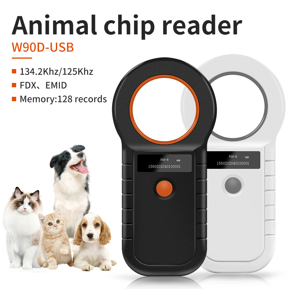 134.2KHz RFID 動物リーダー USB2.0 15 桁ペット ID スキャナー EMID FDX-B ISO 11784/85 マイクロチップタグ登録魚犬牛