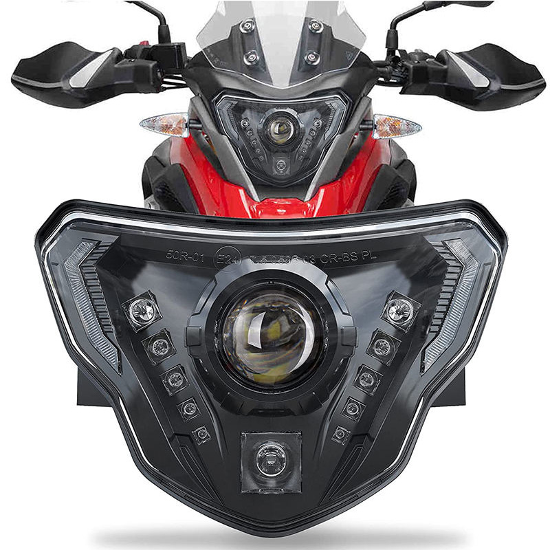 オートバイ LED ヘッドライト BMW G310R G310GS G 310 R GS 310GS 310R 2022 エンジェルアイ W/DRL ハイ/ロービーム E24 マークフロントヘッドライト