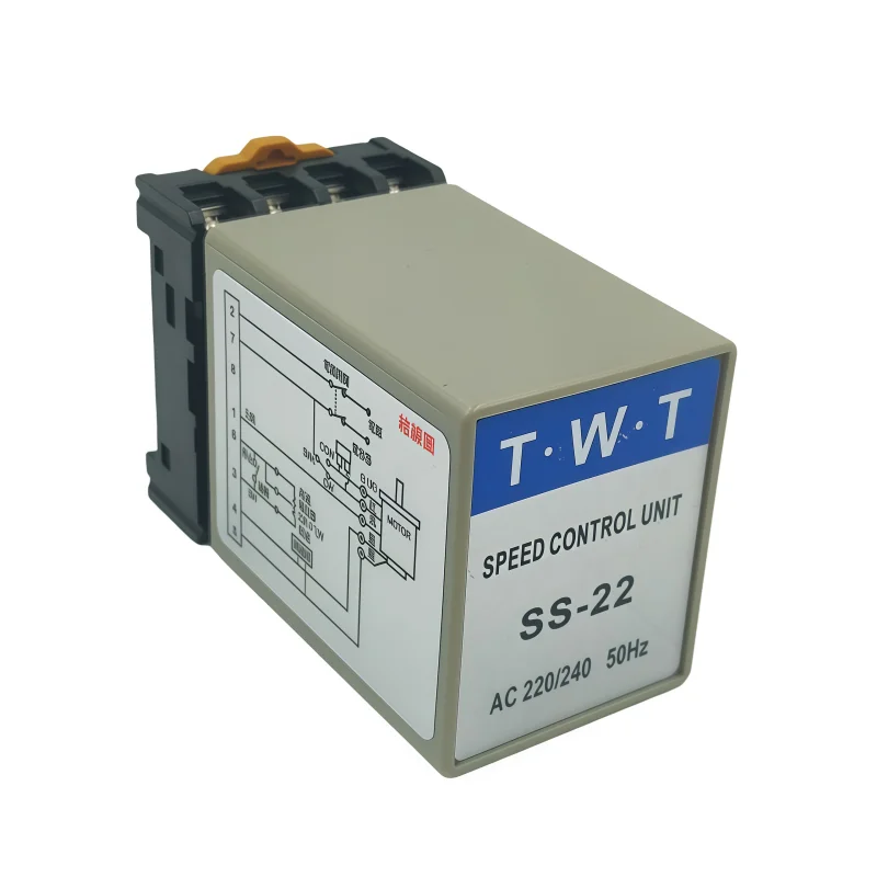 SS-22 AC 220V/240V 50Hz 0-100 RPM モーター速度制御スイッチ 20K オーム ポテンショメータ