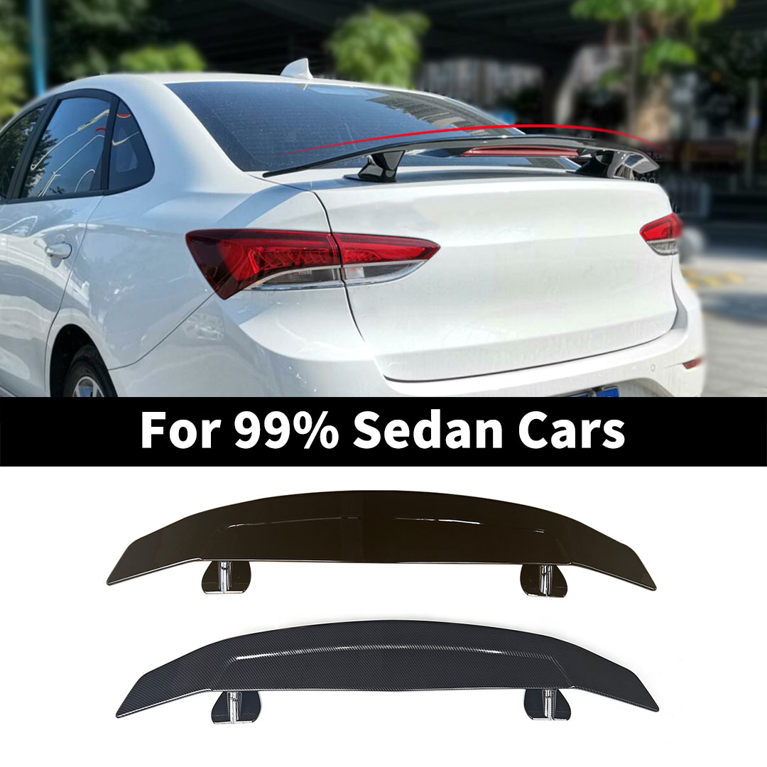 JDM GT スタイルユニバーサルリアウイングトランクスポイラーエアディフレクターダムテール装飾 99% セダン車チューニングアクセサリー