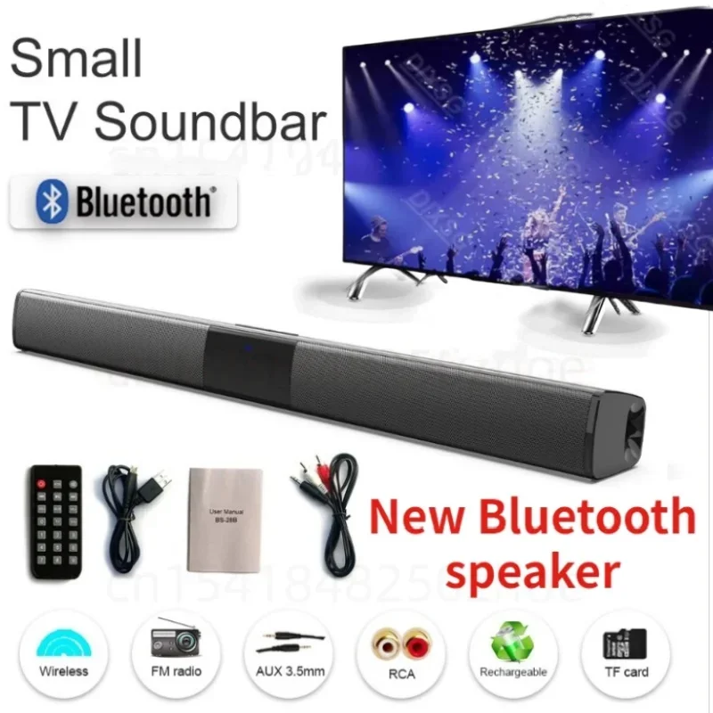 超強力なワイヤレス Bluetooth スピーカーホームシアター TV サウンドバーポータブル重低音サラウンドステレオサウンドボックスサブウーファー FM