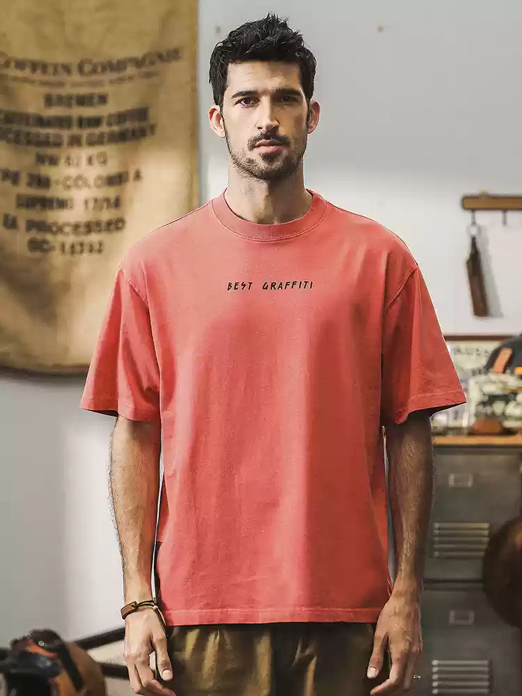 ZZH メンズ ファッション シンプル 夏 ラウンドネック パーソナライズ 半袖 Tシャツ YF197