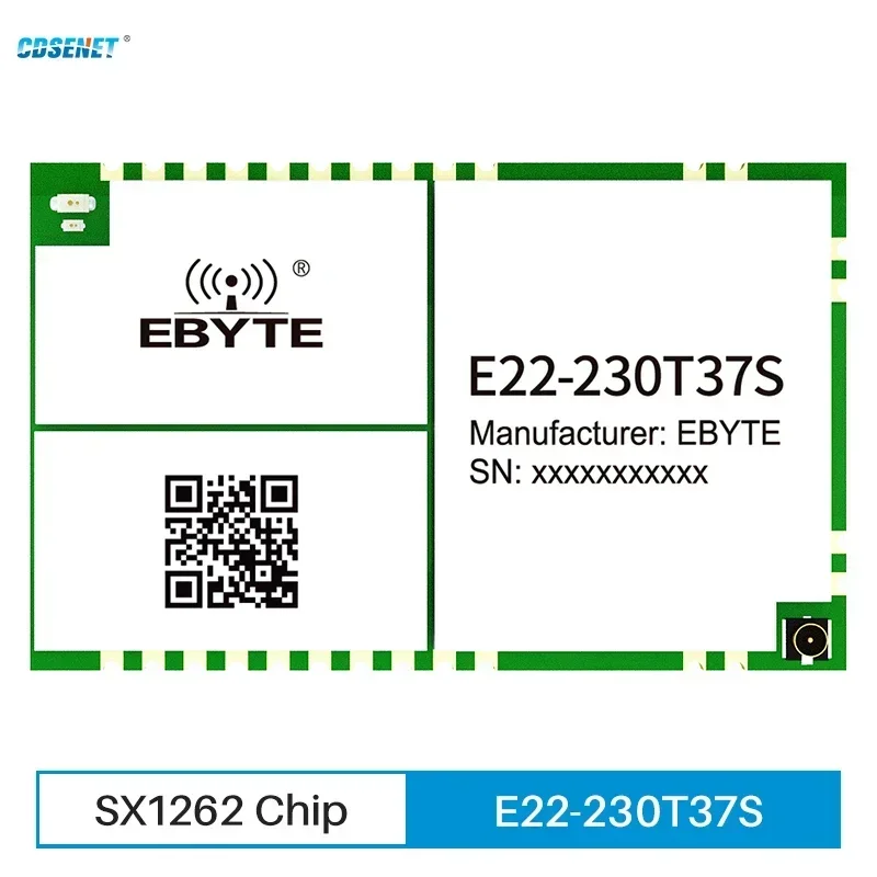 CDSENET 230MHz Lora ワイヤレス RF モジュール E22-230T37S 37dbm 長距離 25km 低電力 LBT RSSI ウォッチドッグ SMD スタンプホール
