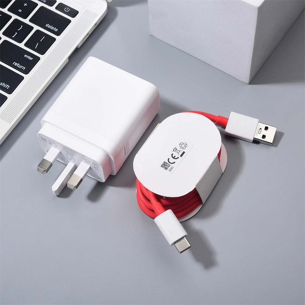 OnePlus 100 ワット英国 SuperVOOC 急速充電器アダプタ 1 13T 13R 12R 11R 10R 13 12 11 Ace 2 3 5 Pro V Nord 3 4 CE 4 10A USB C ケーブル用