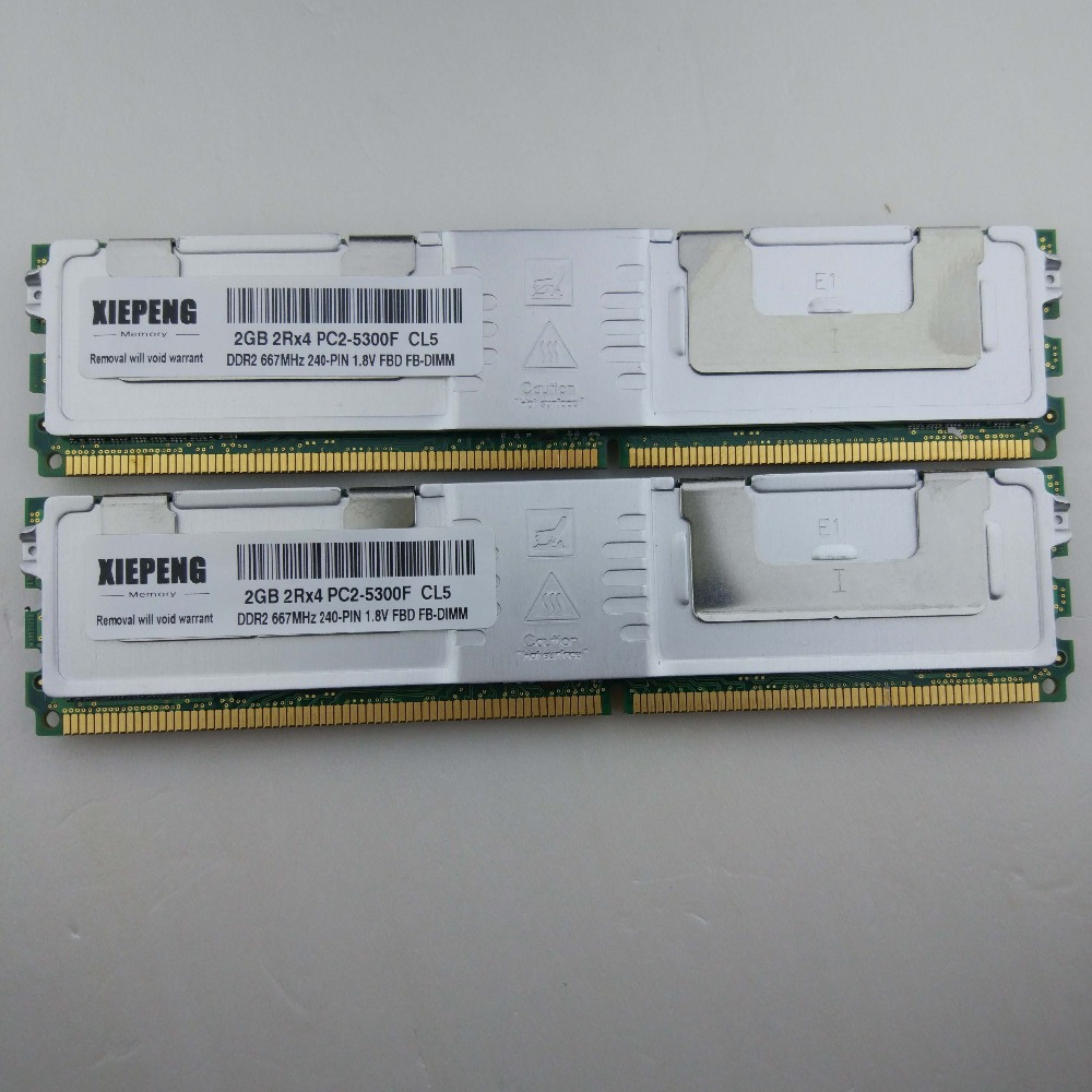 HP ProLiant BL20p G4 BL460c G5 xw460c サーバー用メモリ 8GB DDR2 ECC フルバッファード RAM 4GB 667MHz FB-DIMM 8GB 2Rx4 PC2-5300F