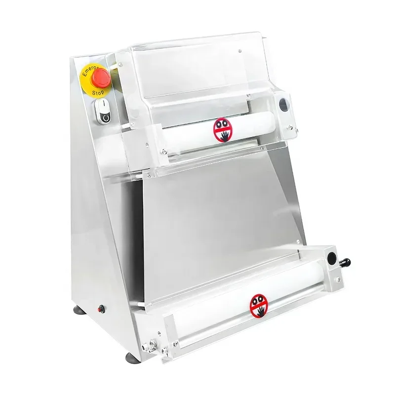 2025PR400 Dough sheeter table top  pizza rolling machine dough roller commercial using bakery equipment