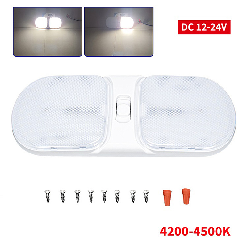 新しい 126 LED ビーズ RV ライト自然光明るいキャリッジインテリアライトパーティション制御車のアクセサリー用の大型スイッチ