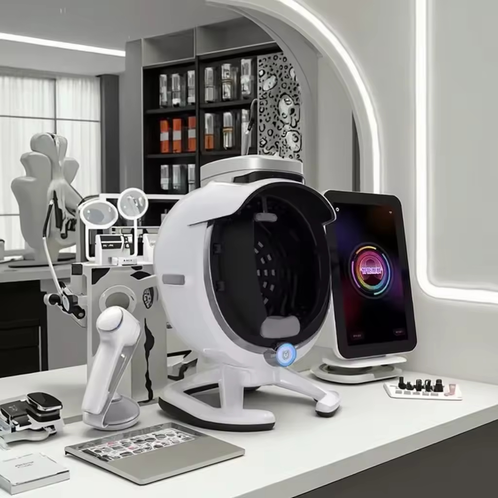 新着プロフェッショナル A6 3D AI 肌分析機 3600 万スキンアナライザーフェイシャルスキャナーホームビューティーサロンスパ使用