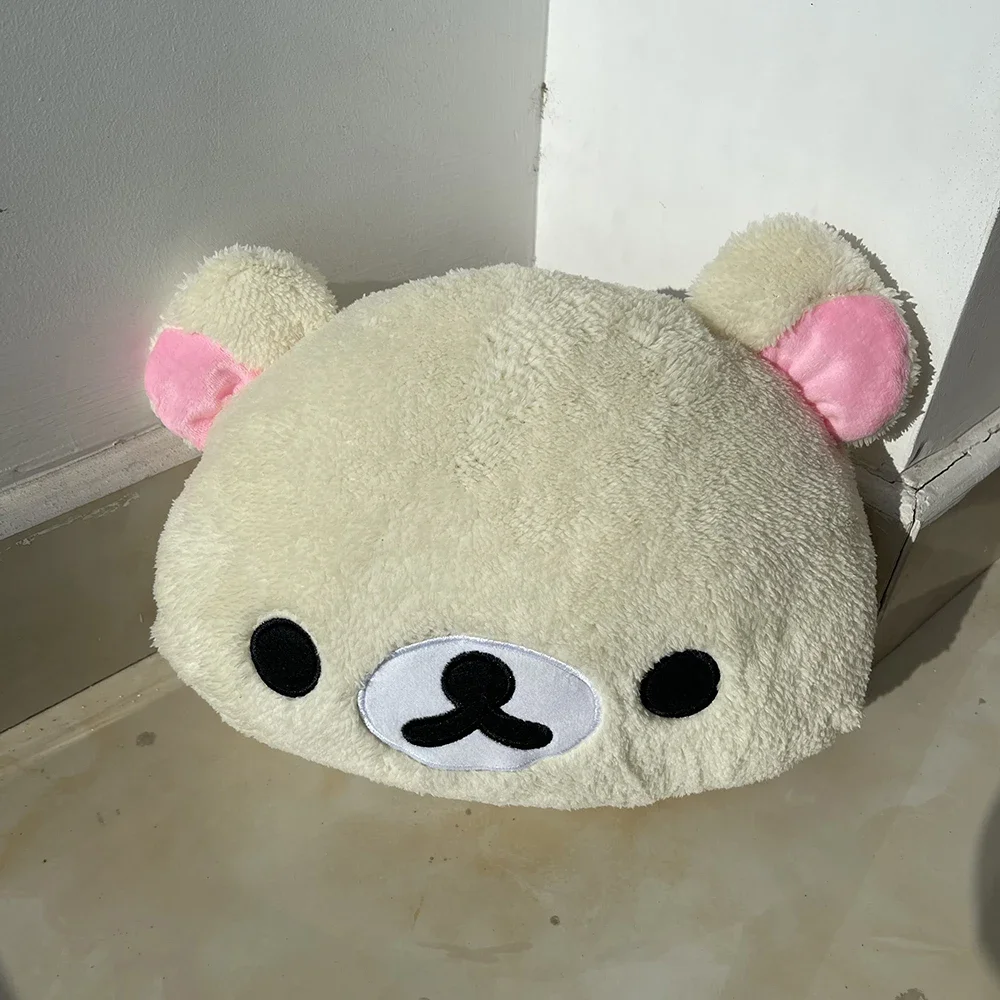 かわいいリラックマぬいぐるみ暖かい手枕漫画クマ Peluche ぬいぐるみソフトクッション誕生日ギフト