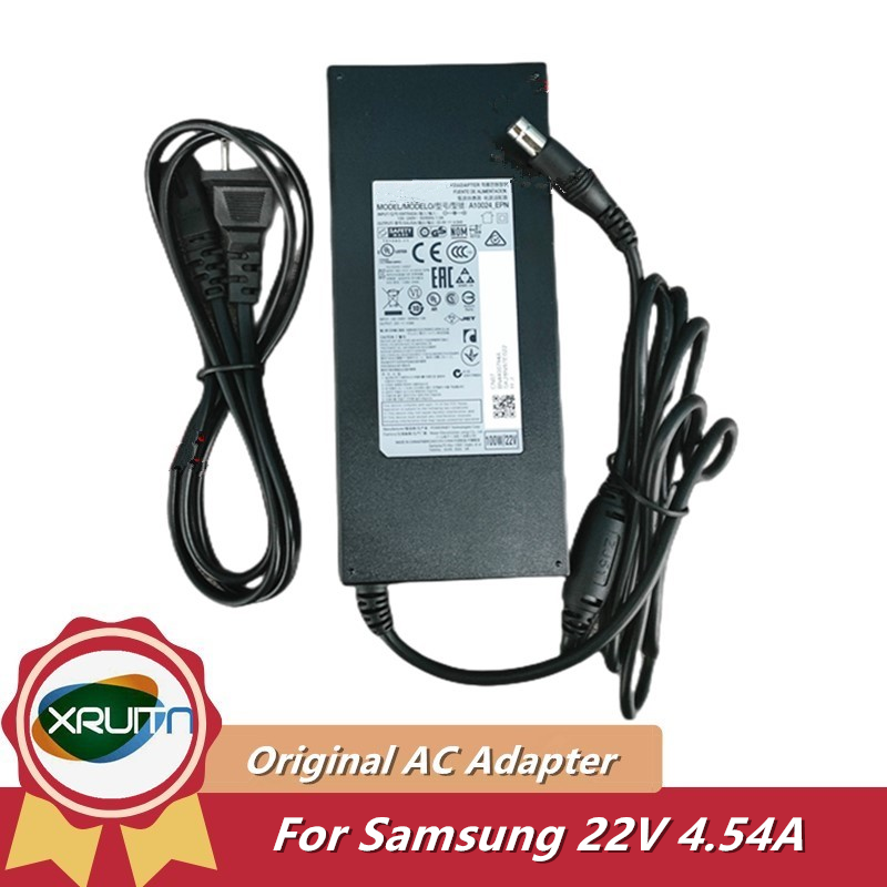 中古 A10024_EPN 22V 4.54A 100W AC アダプター Samsung LS34E790 SE790C-4 S34 CHG70 GAMING モニター電源用 A10024S_EPN