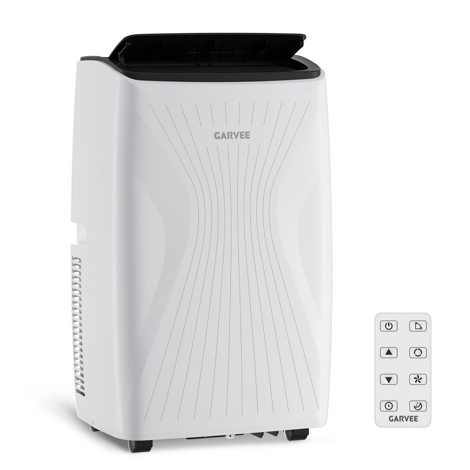 12000 BTU ポータブル エアコン、最大 550 平方フィート冷却、冷却、除湿機能付き 3-in-1 自立式 AC ユニット