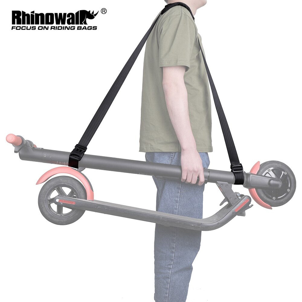 Rhinowalk 電動スクーター ショルダーストラップ 調節可能 持ち運び用 滑り止めショルダーパッド付き 椅子 スキーボード 折りたたみ式/子供用バイク用