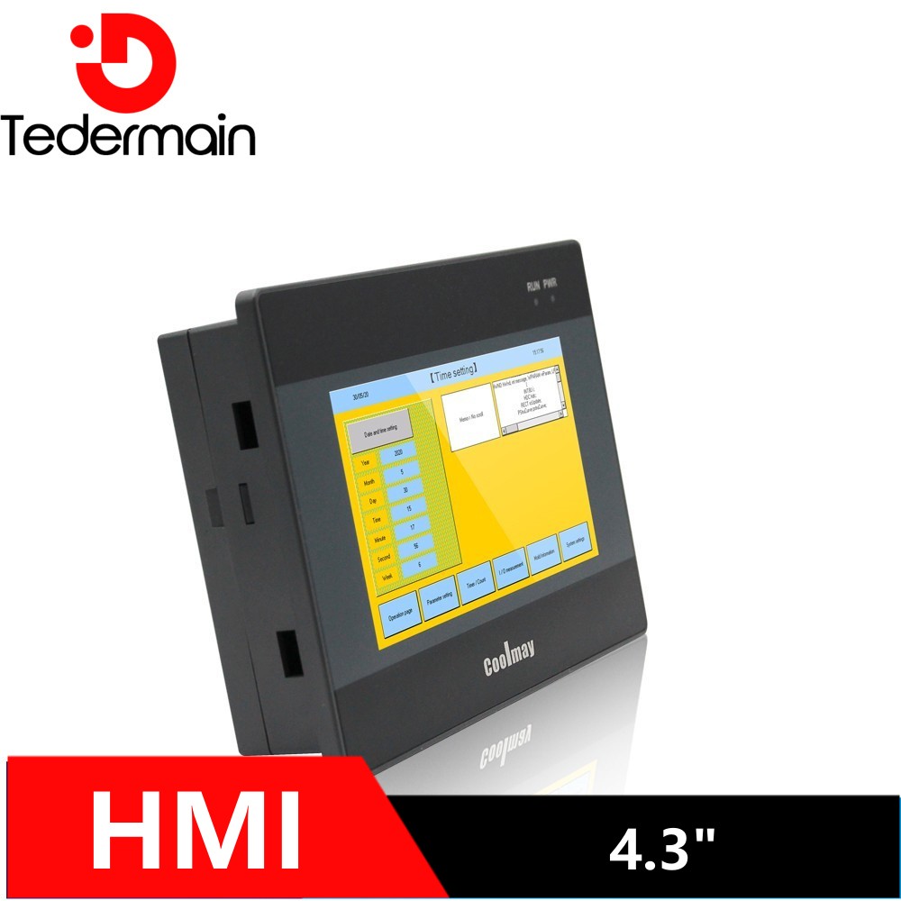 Coolmay 4.3 インチ HMI TK6043FH 小型コンパクト 480*272 解像度カラー HMI タッチスクリーン産業用モニター CNC コントローラキット
