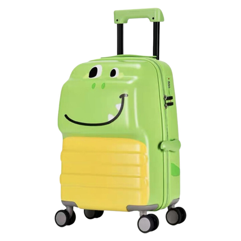 New Kids Dinosaur Luggage - 20 インチ軽量 ABS PC キャリーオン 360° サイレントホイール付き