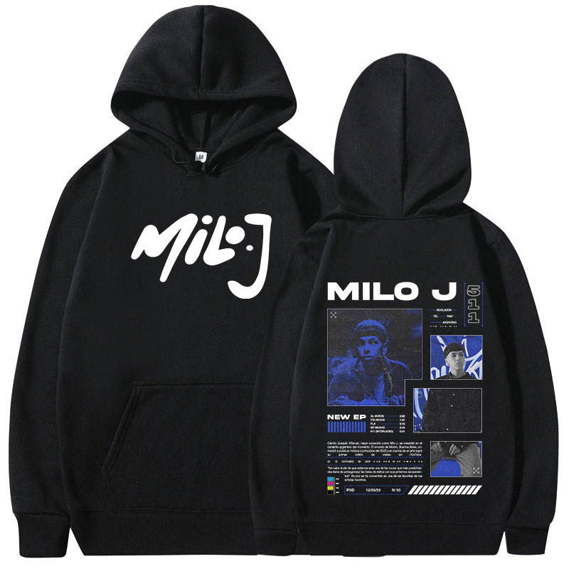 ラッパーマイロ J 511 アルバムマーチパーカー男性女性服ヴィンテージヒップホップフード付きスウェットシャツカジュアル特大プルオーバーストリート