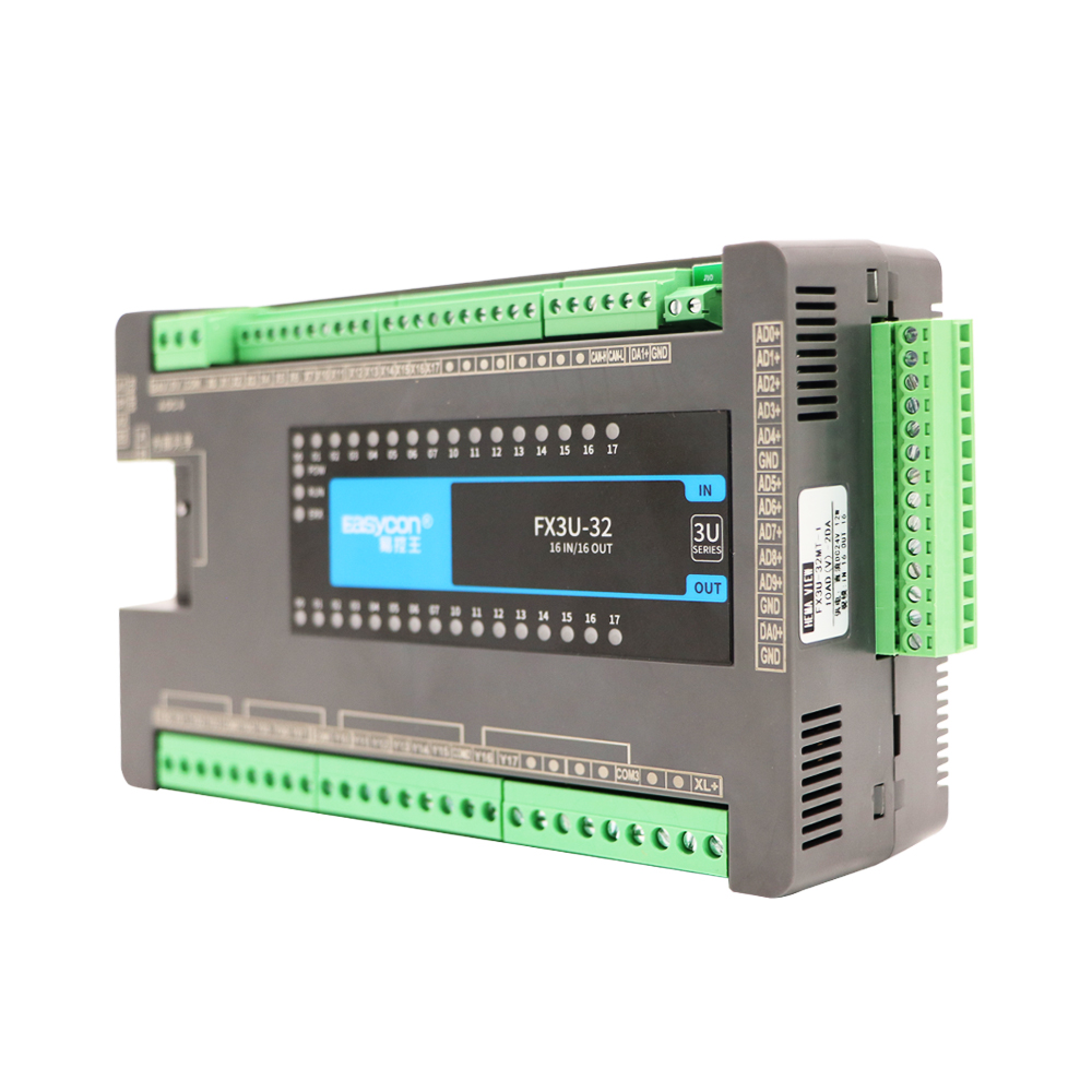 PLC плк FX3U-32MR/MT/MRT 8 チャンネル高速カウンター 10AI 2AO DI16 DO16 PLC プログラマブル ロジック コントローラー