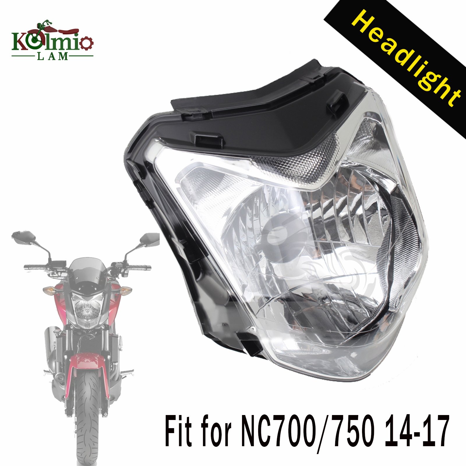 ホンダ 2014-2017 NC700 NC750 オートバイアクセサリーヘッドライトアセンブリヘッドランプライト NC700S NC750S NC700X NC750X 15 16