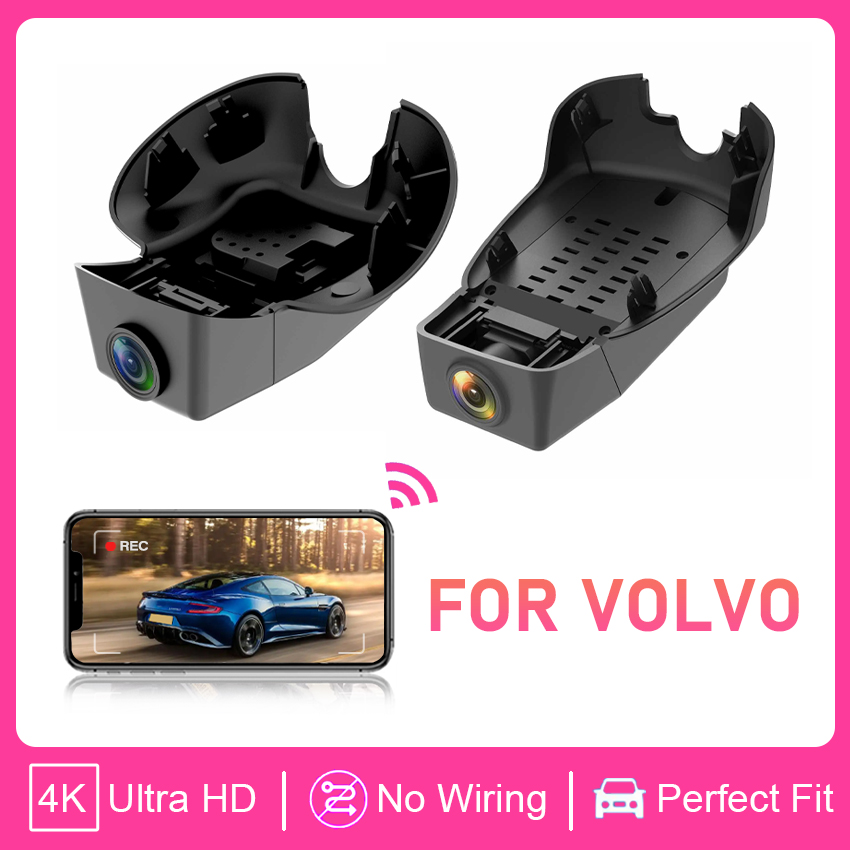 ダッシュカムボルボ XC40 XC60 XC90 S60 V60 S90 V90 V40 S80 XC70 Polestar 2 車 Dvr HD カメラ WiFi ドライブレコーダー自動車部品