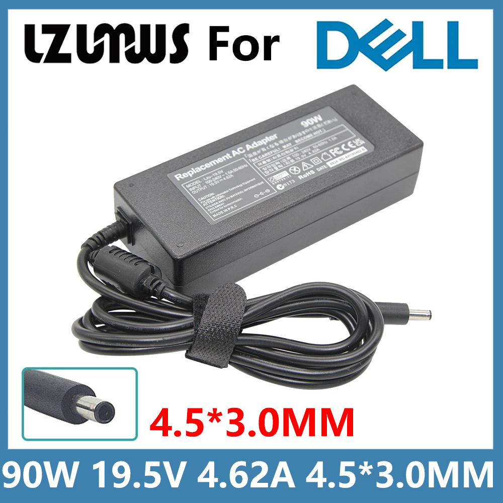 19.5 V 4.62A 90 ワット 4.5*3.0 ミリメートル AC ラップトップ充電器 Dell XPS 11 12 13 L321X L322X Inspiron 12 14 15 24 Vostro 20 電源