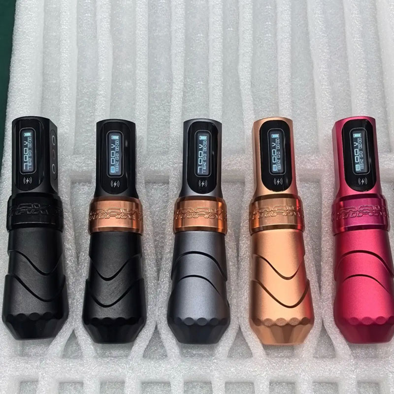FLUCK MAX タトゥーマシンペン 2400mAh バッテリー 3.5 ミリメートル/4.0 ミリメートルストロークコアレスモーターリチウム電池ペンマシンタトゥーアーティストのため