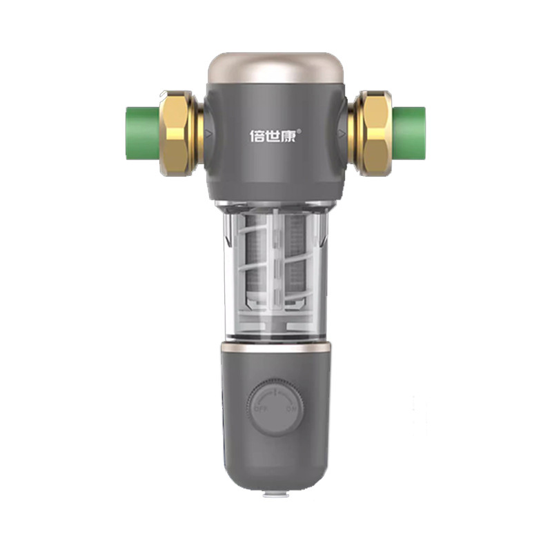 第 10 世代水駆動スクレーパー中央浄水器家庭用 5T/H 大流量逆洗ロータリーこすり浄水フィルター