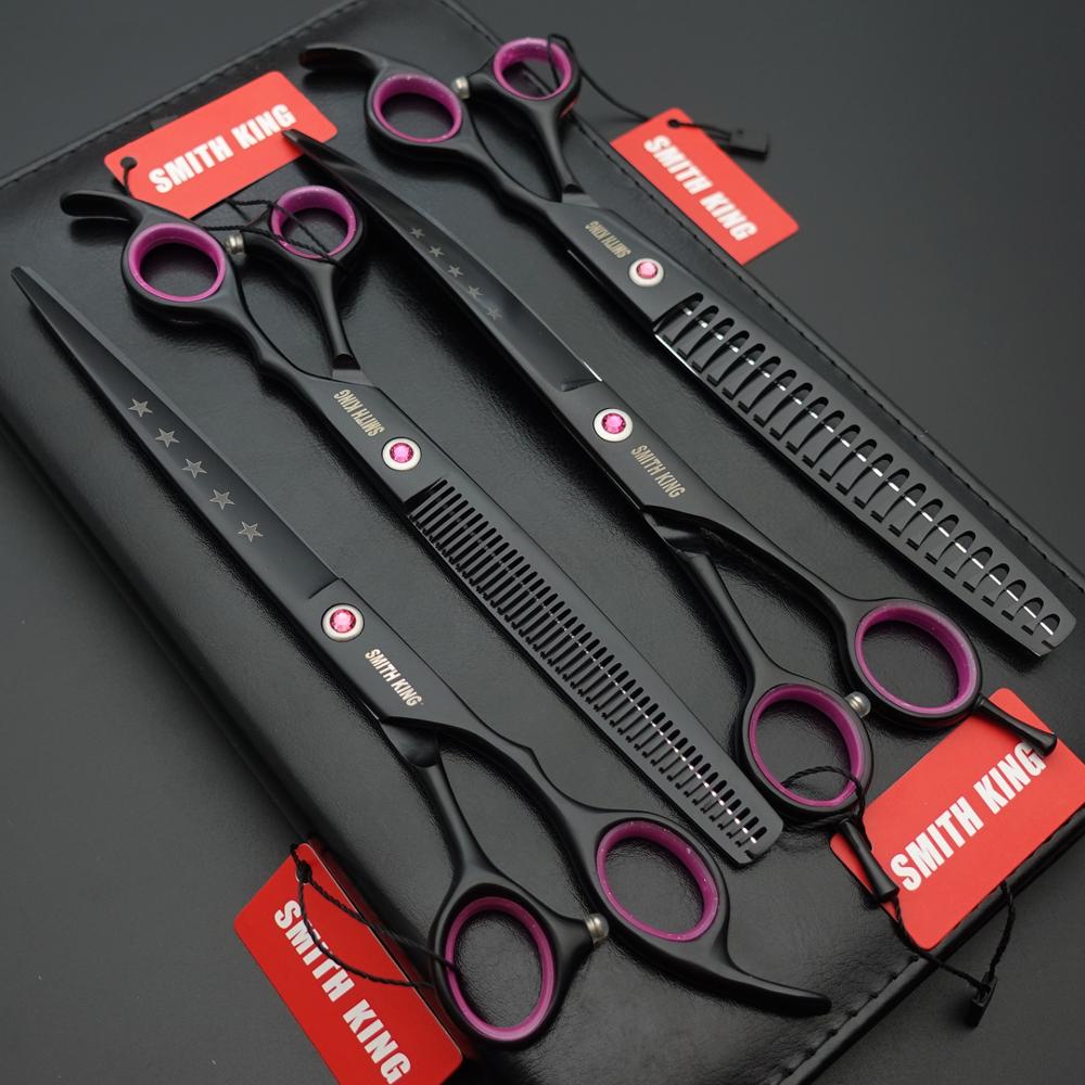 プロフェッショナル ペット グルーミング ハサミ、8 インチ ストレート