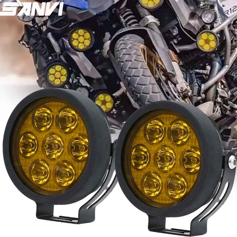 SANVI 4.5 インチ LED ワークライトスポットライトフォグライトドライビングランプ BMW R1200GS R1250GS F800 F850 F900 オートバイ SUV ATV UTV トラック用
