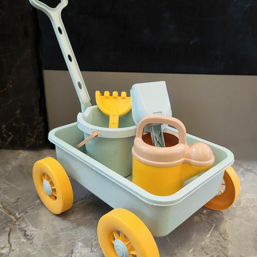 プルカーおもちゃごっこ遊びビーチサンドトロリーキッズ子供幼児城ビル海辺遊び建設ビル