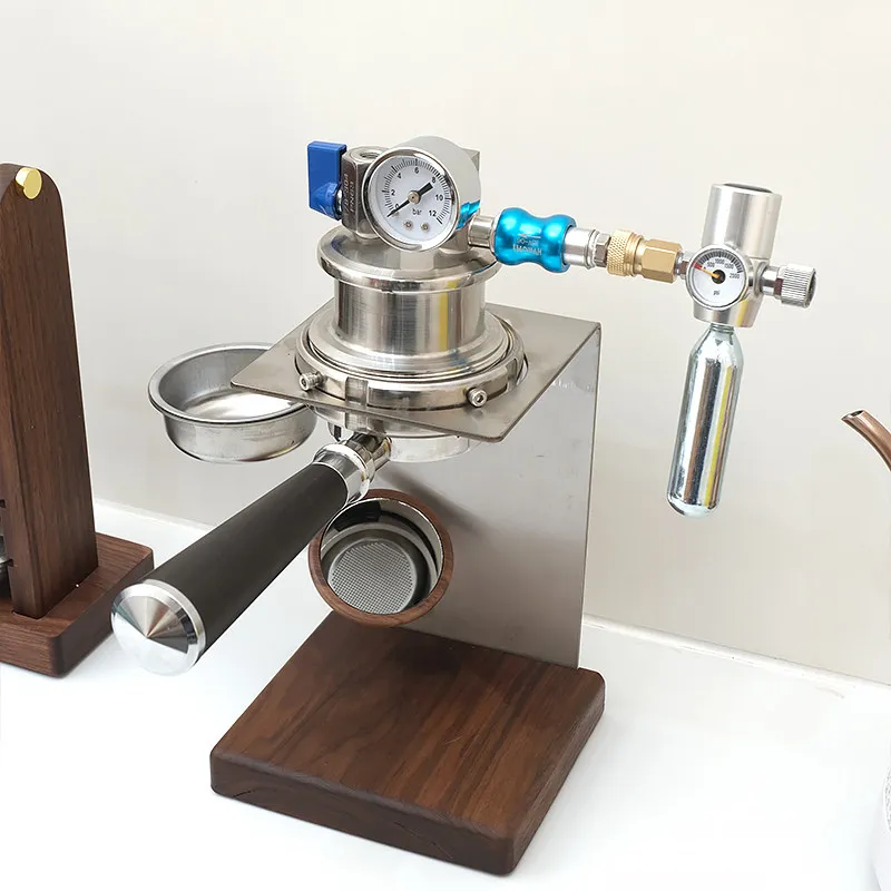 新しい空気圧 58 ミリメートルハンドル版コーヒーマシンマニュアル屋外キャンプポータブル小型家庭用半自動エスプレッソ