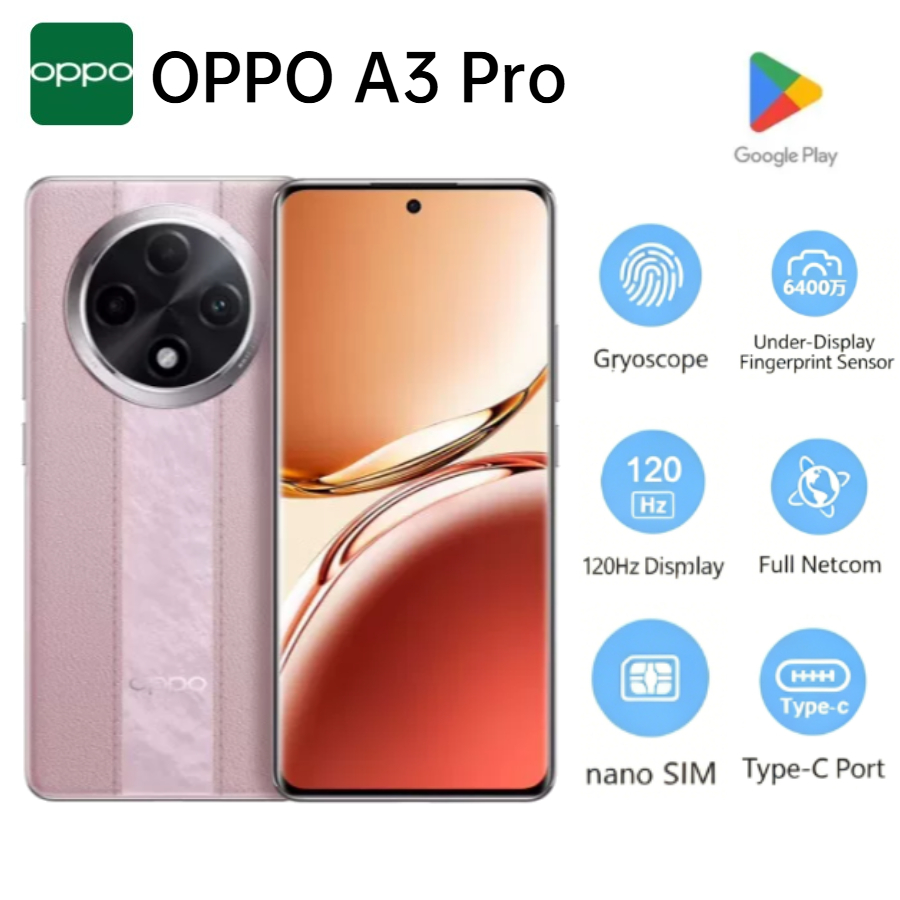 2026 Latest Model OPPO A3 Pro 5G Global Unlocked Smartphone, 6.7-inch FHD+ Full Screen, 8GB RAM  256GB ROM, Long Lasting 5000mAh