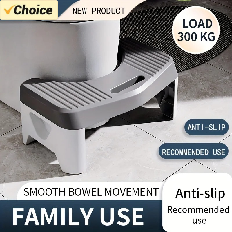 浴室用トイレスツール1個、大人子供妊婦用快適トイレスツール、しゃがむ補助フットスツール、滑り止め肥厚